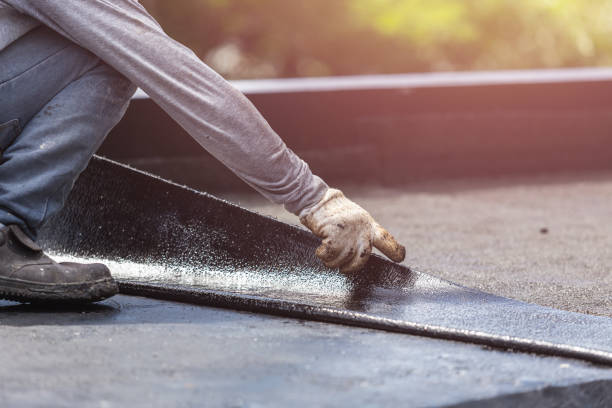 Professional Basement Waterproofing technician working in Munroe Falls, OH